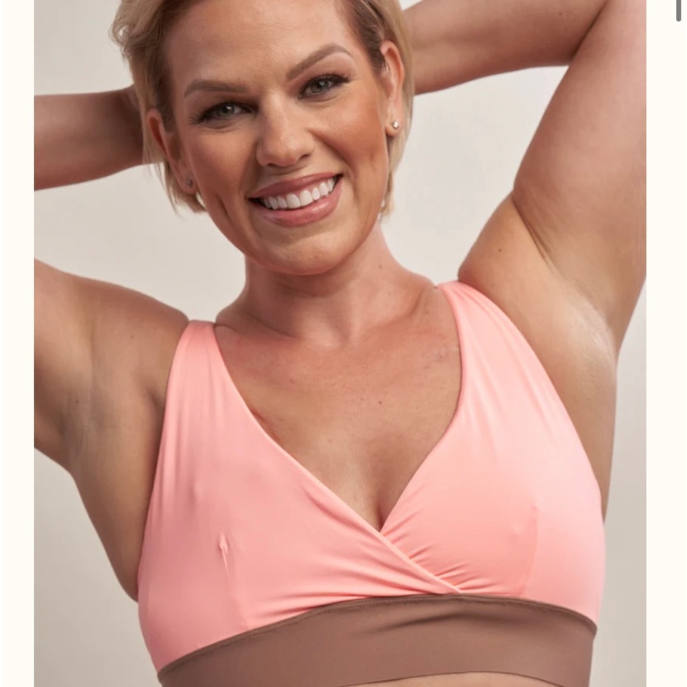 ANAONO PAIGE WRAP FRONT SPORTS BRA XL